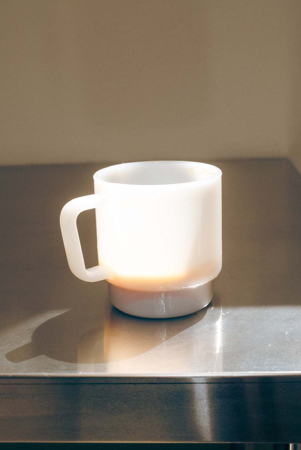 Levin Milk Glass Cup 300ml