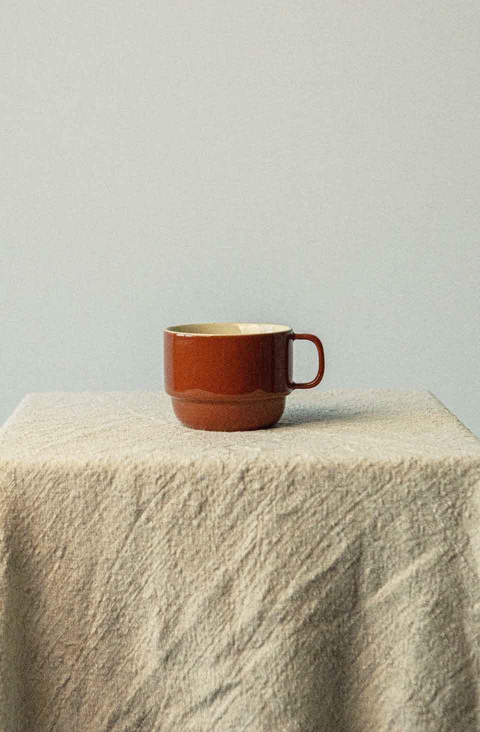 Norie Ceramic Cup 7.5oz - Cognac