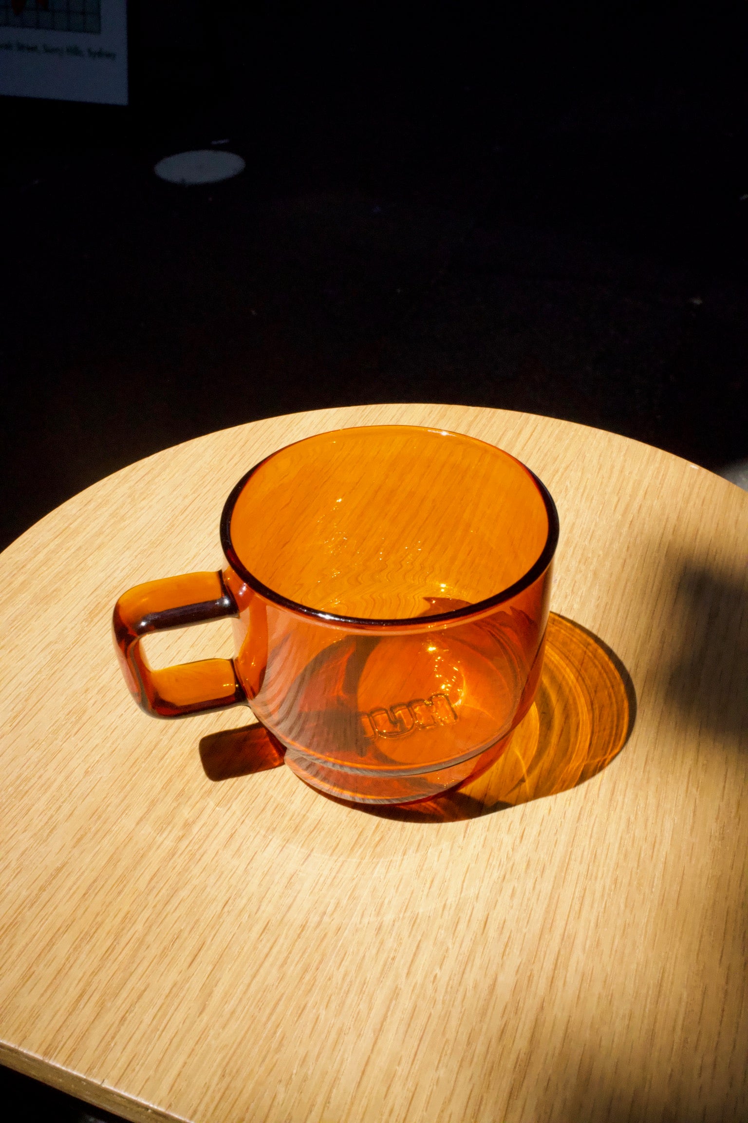 Denys Amber Glass Mug 300ml