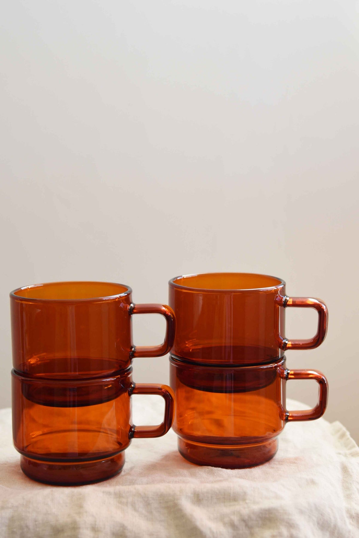 Denys (Short) Amber Glass Cup 300ml
