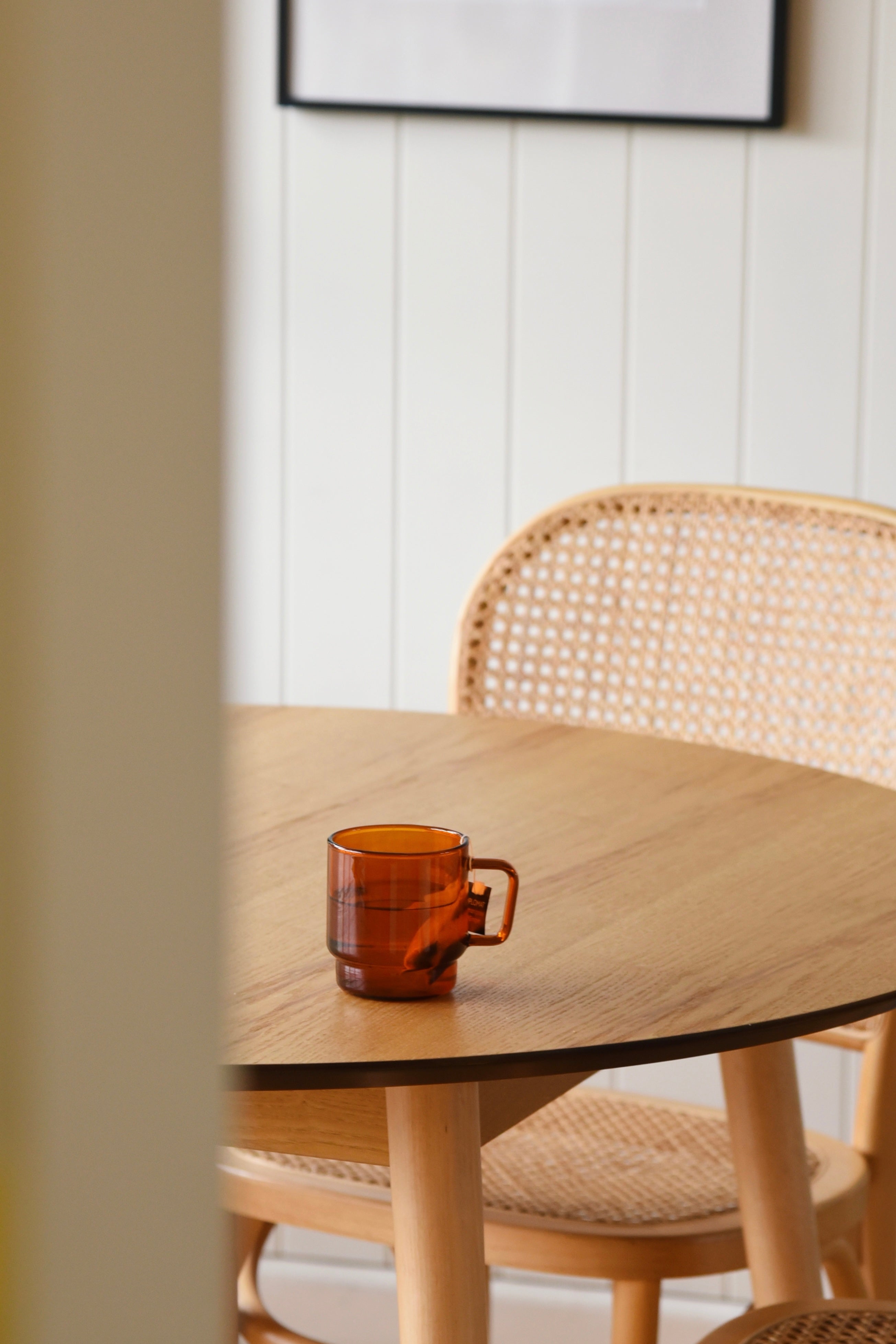 Levin Amber Glass Mug 300ml